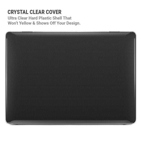 Specialty Vinyl Black Hex Texture MacBook Air 15in (2023-2025) Case plus Skin